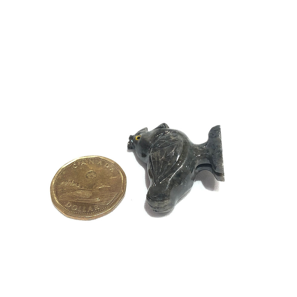 Thumbnail: Soapstone small Rooster statue