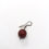 Thumbnail: Red simple Jasper Silver Earrings