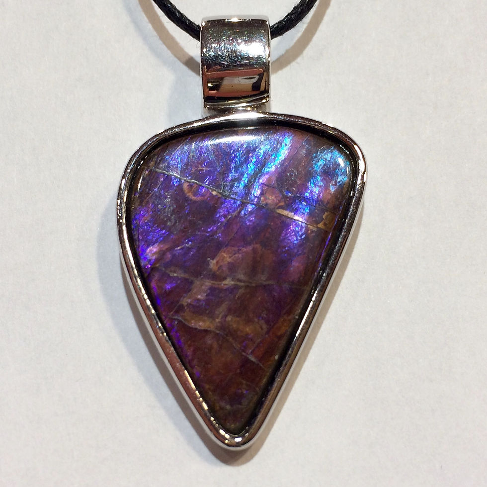 Ammolite Pendant 11