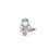 Thumbnail: Aquamarine silver ring-size 9.75
