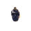 Thumbnail: Lapis lazuli skull pendant with silver