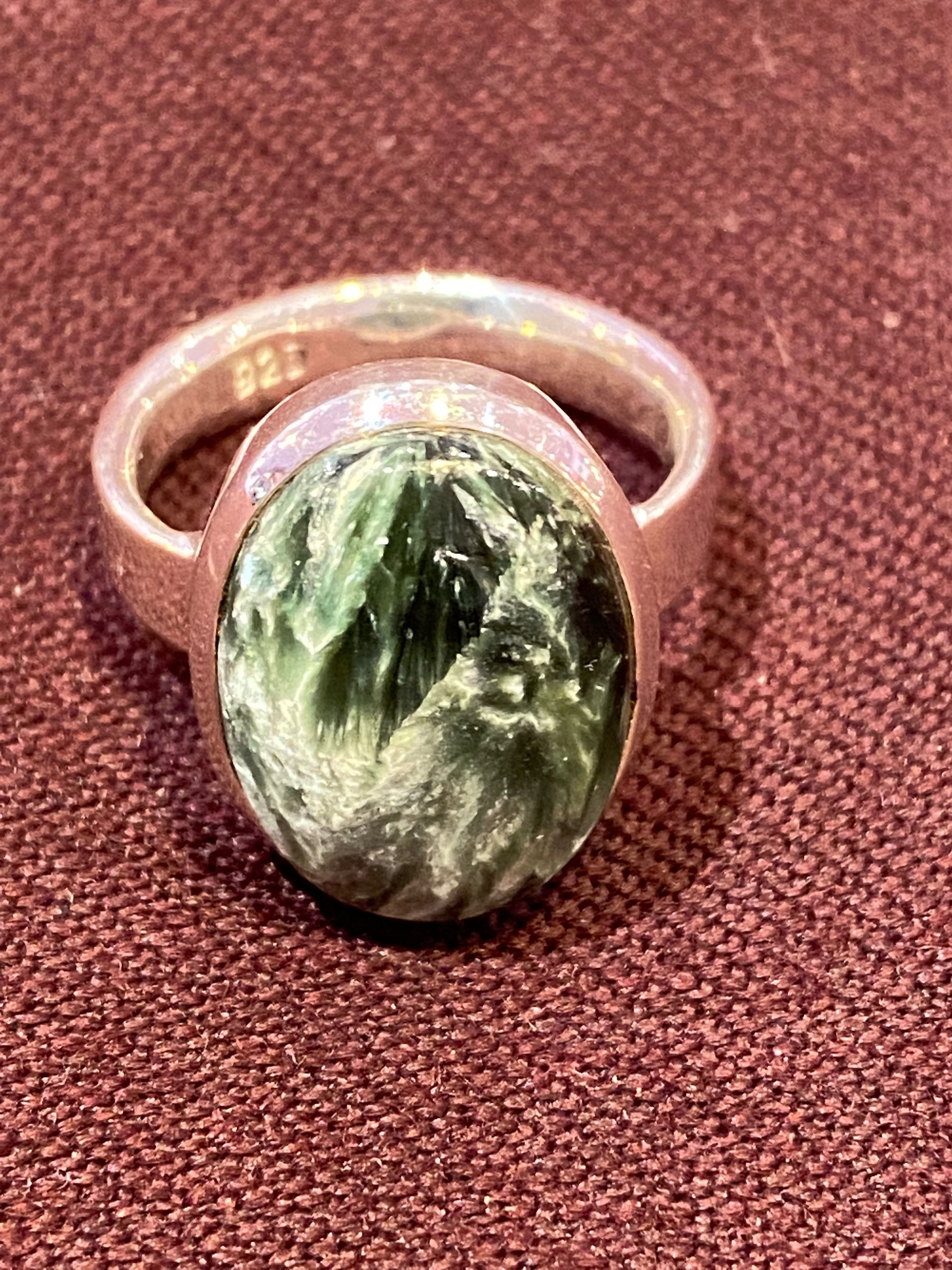 Seraphinite ring