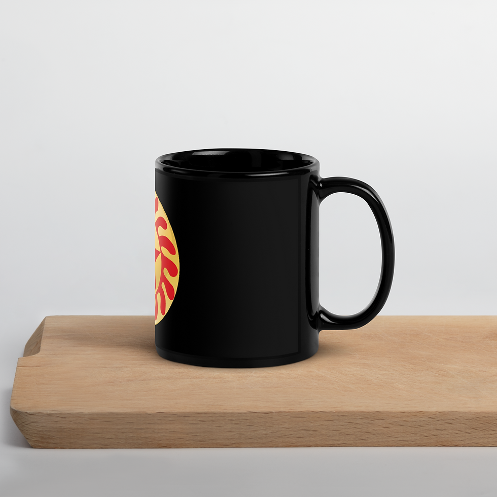 Thumbnail: The NETwork Symbol Black Glossy Mug