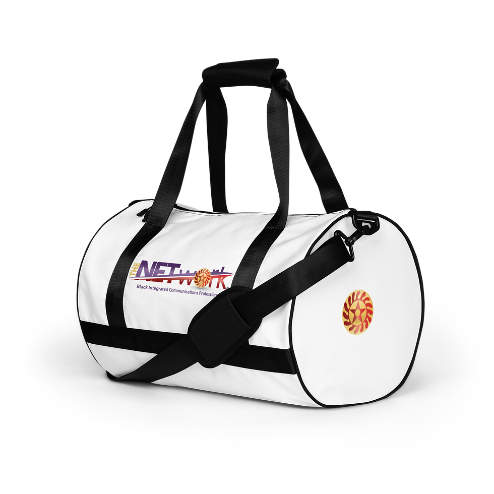 Thumbnail: The NETwork All-Over Gym Bag - White