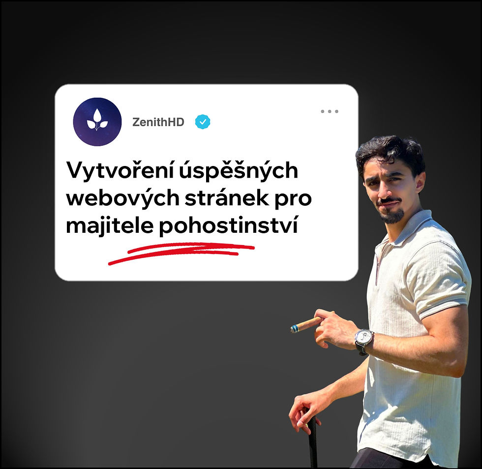 Vytvoření úspěšných webových stránek pro majitele pohostinství | Agentura Wed Design