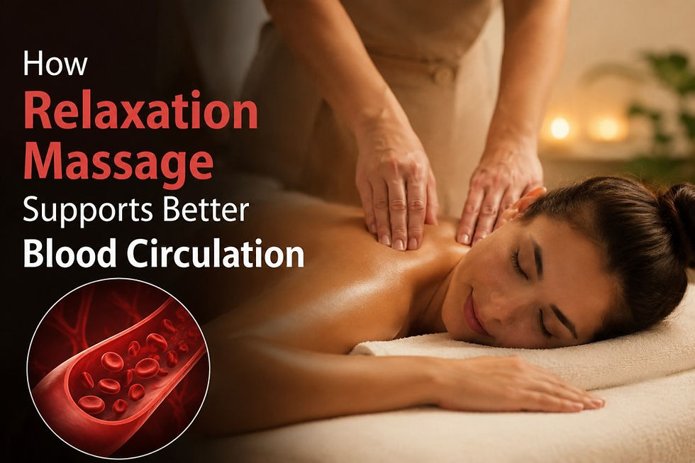How Relaxation Massage Supports Better Blood Circulation