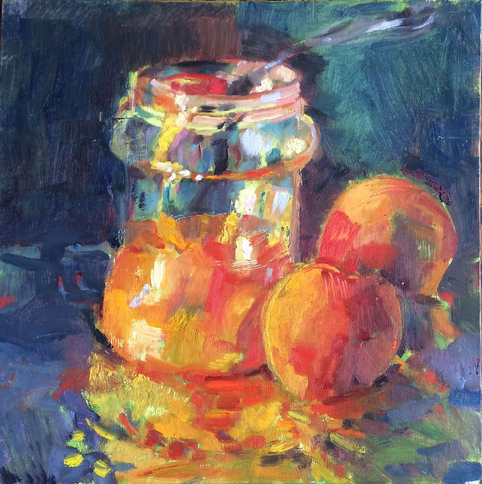 Jarred Peaches (12 x 12)