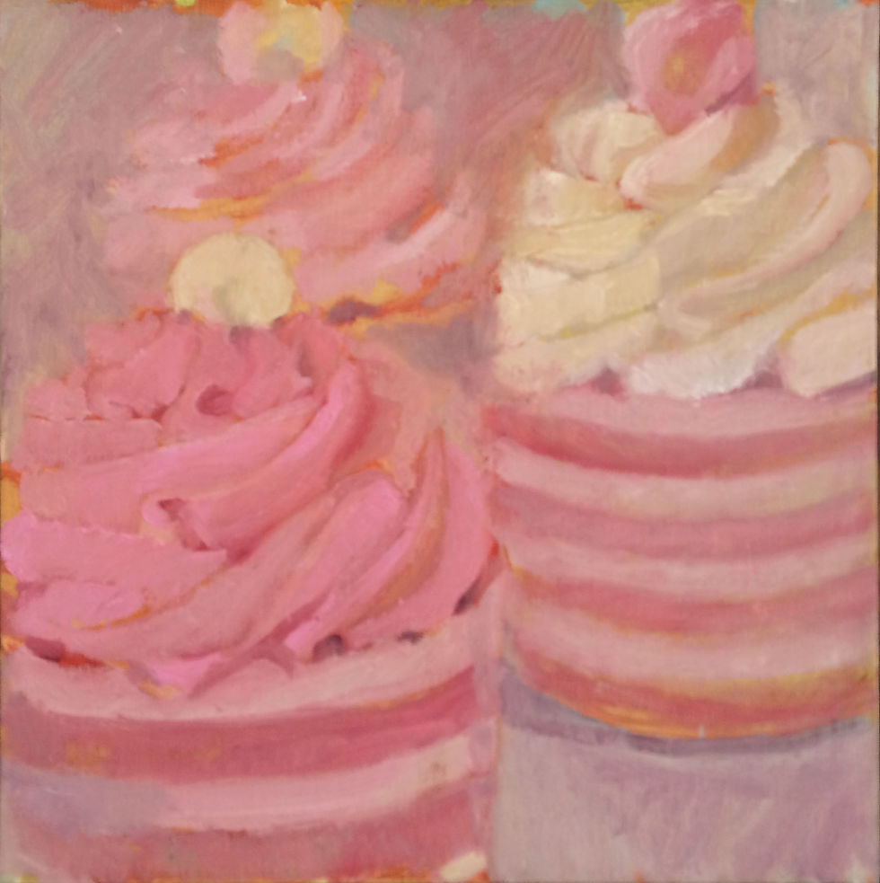 Let Them East Cake (12 x 12)