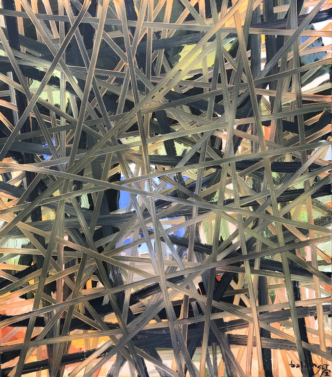 Cezanne Weave, No. 5 (Avenue at Chantilly) 2023 oil on canvas 34x30.jpg