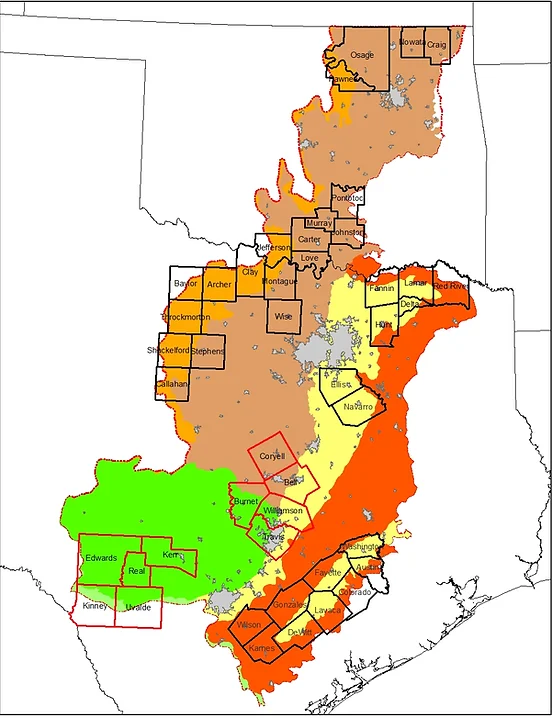 Ecoregions Opjv