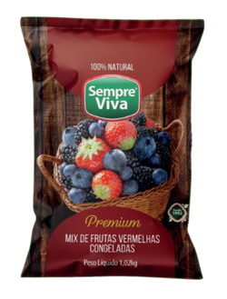 Frutas vermelhas congeladas
