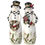 Thumbnail: Snowman with Check Scarf 12” Resin  -H00431