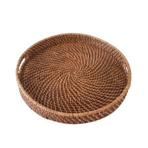 Hand Woven Rattan Serving Tray  - G00138