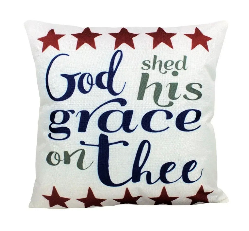 God shed his grace on thee 12 x 12 Pillow Cover - T00102