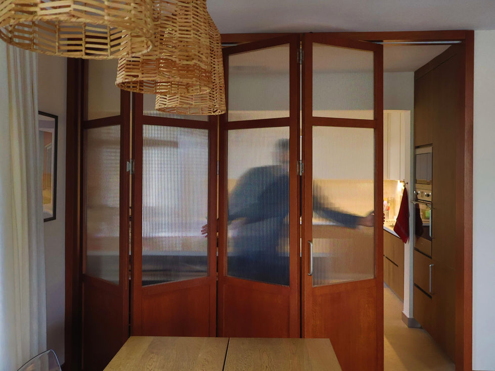 Mutfak ve Salon arası Katlanır Kapı