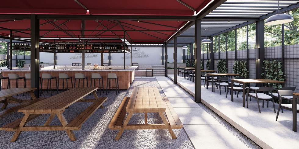 Oturma Alanı - Şemsiyeli Düzen