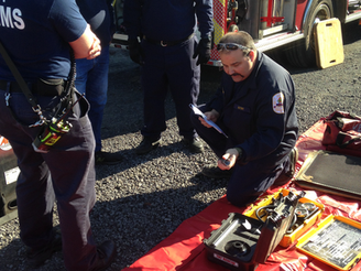 Technical Rescue Team Prepares For Drill