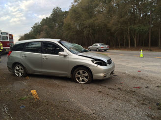 Rollover Accident Near Brookgreen Gardens
