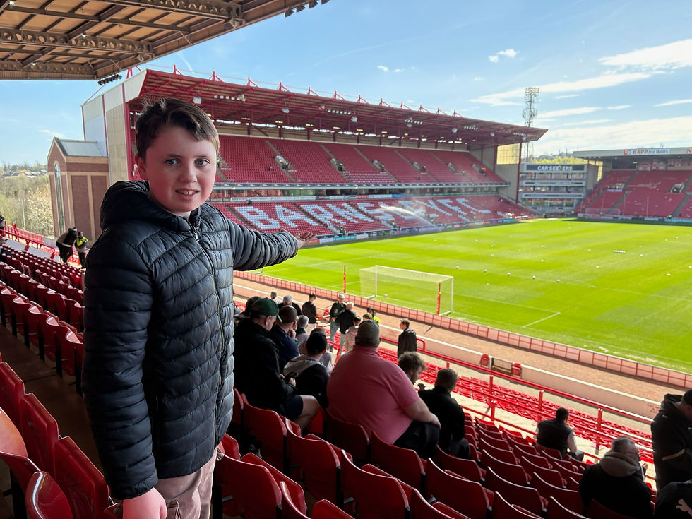 Alex at Argyle at Barnsley Stadium