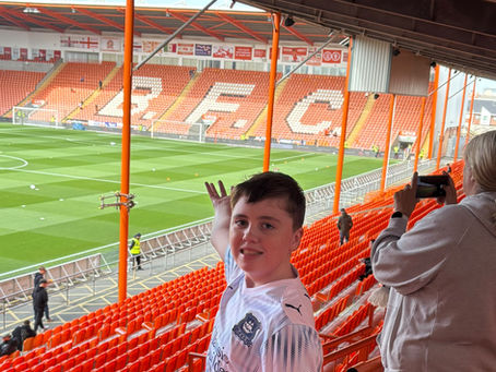 Alex at Argyle at Blackpool Football Stadium