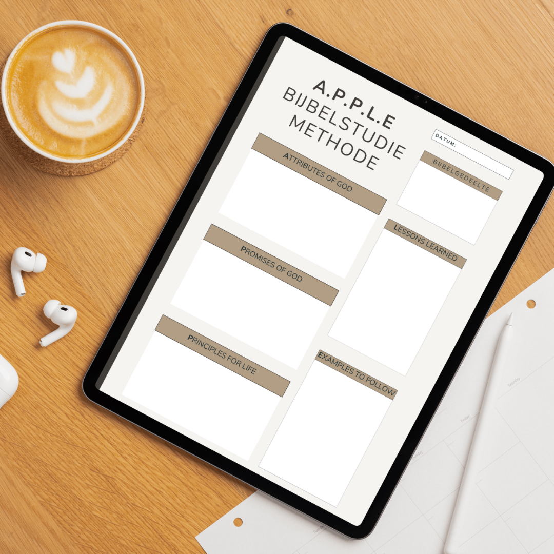 Printable A.P.P.L.E Bijbelstudiemethode