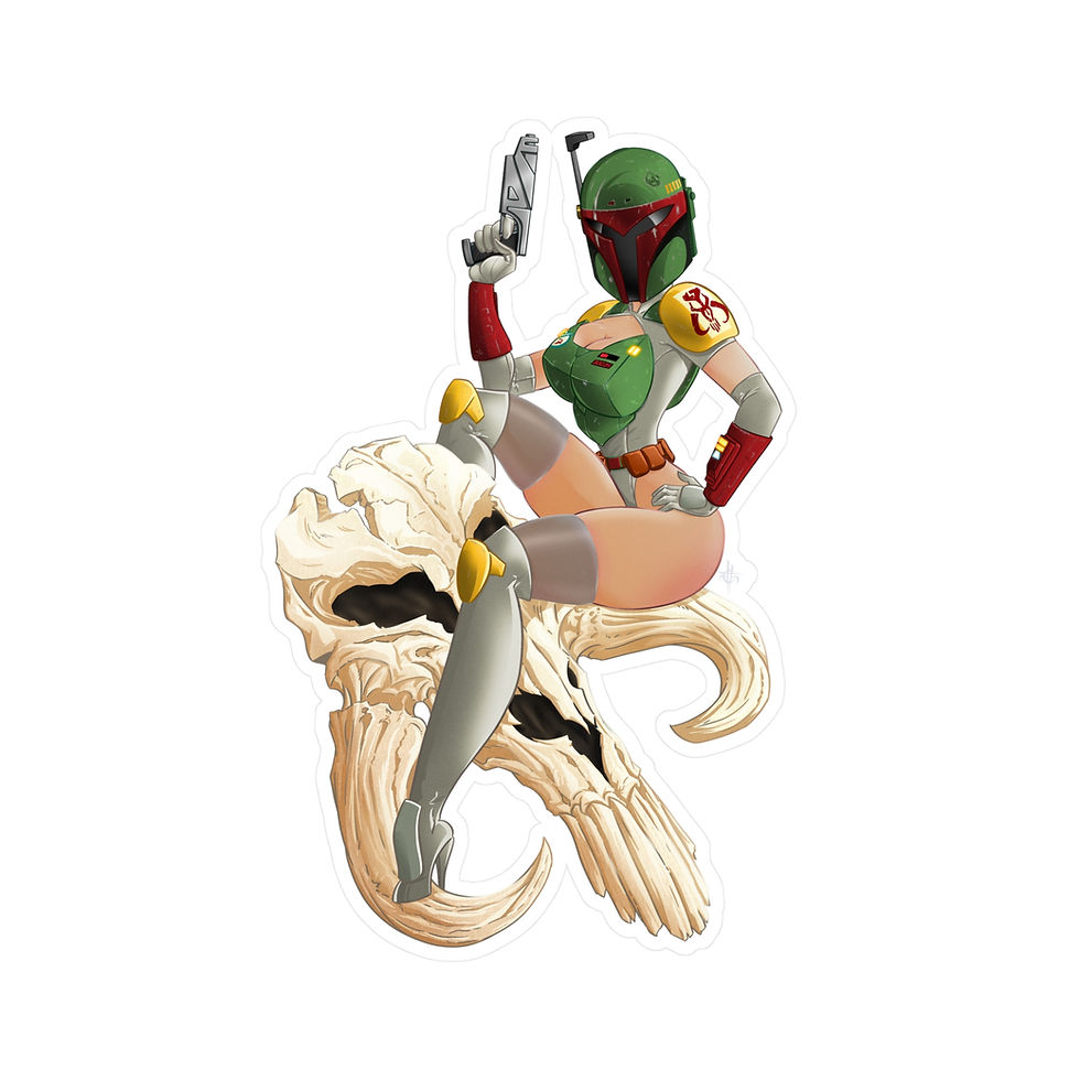 Thumbnail: Booba Fit Kiss-Cut Vinyl Decal