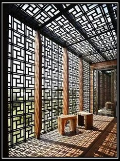 Out Door Walk Way Mashrabiya Wall And Ceiling Supply Wf 02