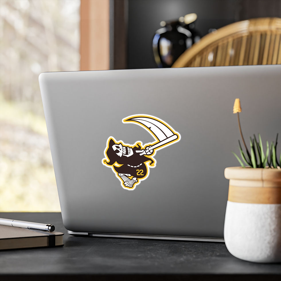 Thumbnail: Swinging Reaper Kiss-Cut Vinyl Decal