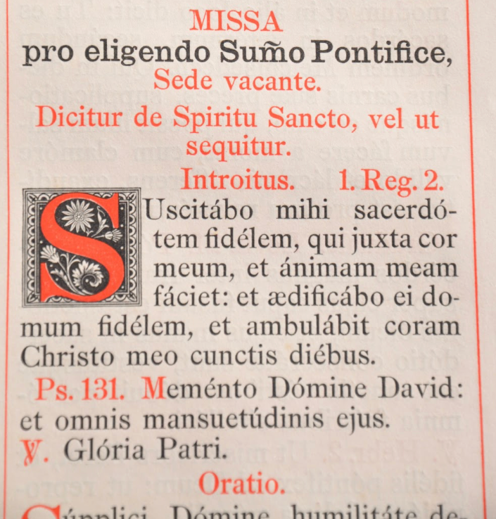 Mass to Elect a New Pope