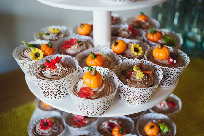 Cupcakes s čokoládovým krémem
