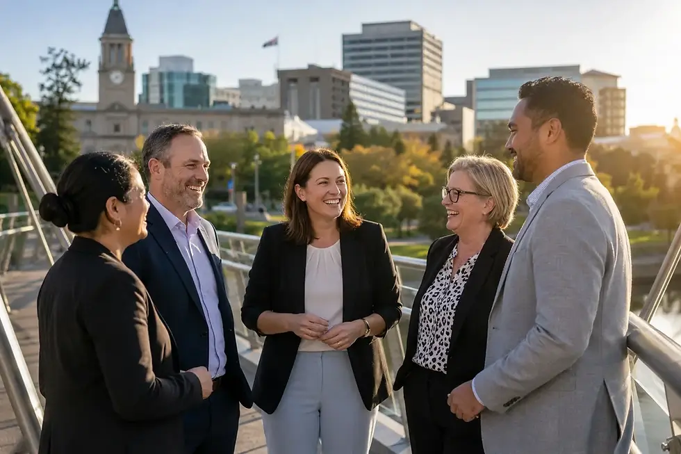 Group of local government leaders around a council table representing AU/NZ council leadership and community governance