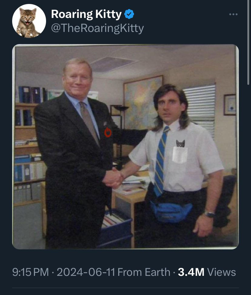 Meme Tweeted By Roaring Kitty