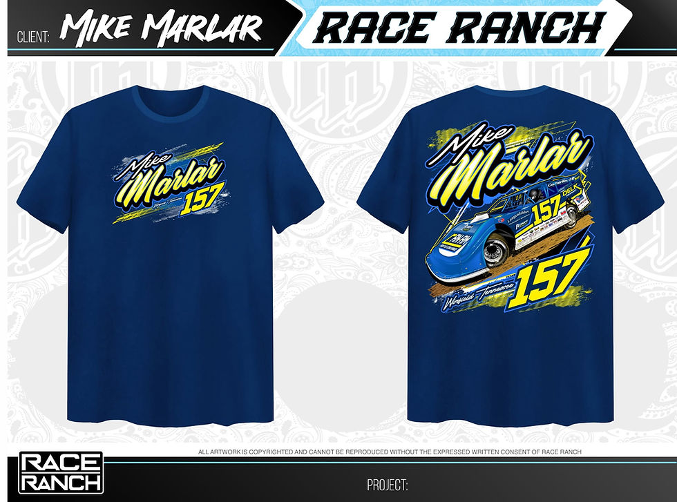 Thumbnail: Mike Marlar - Wheelin’ Navy Tee MMT