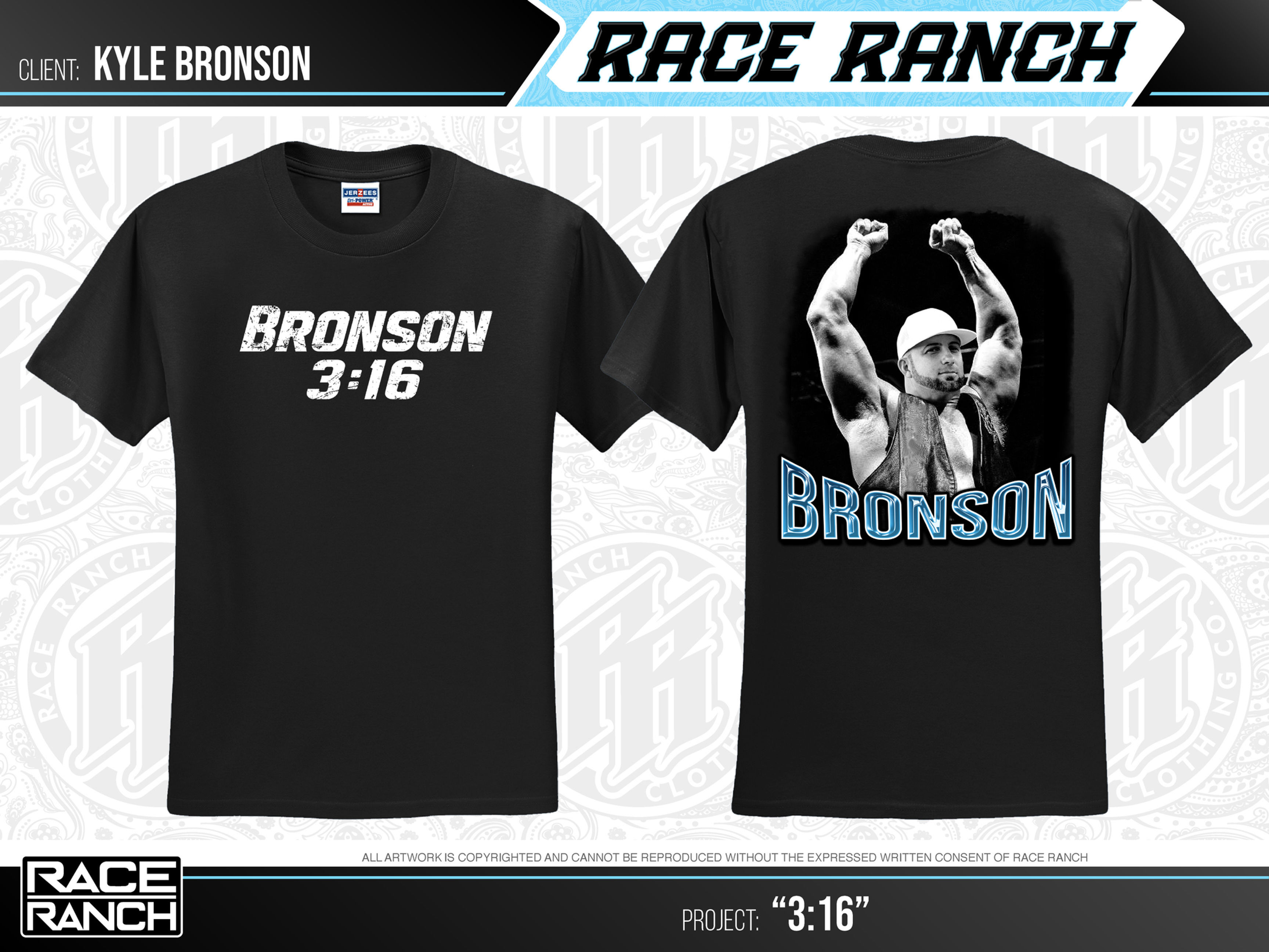 Kyle Bronson - Bronson 3:16 Tee KB06T
