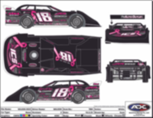 Daulton Wilson -   2025 Perm in Pink ADC Car 1:24