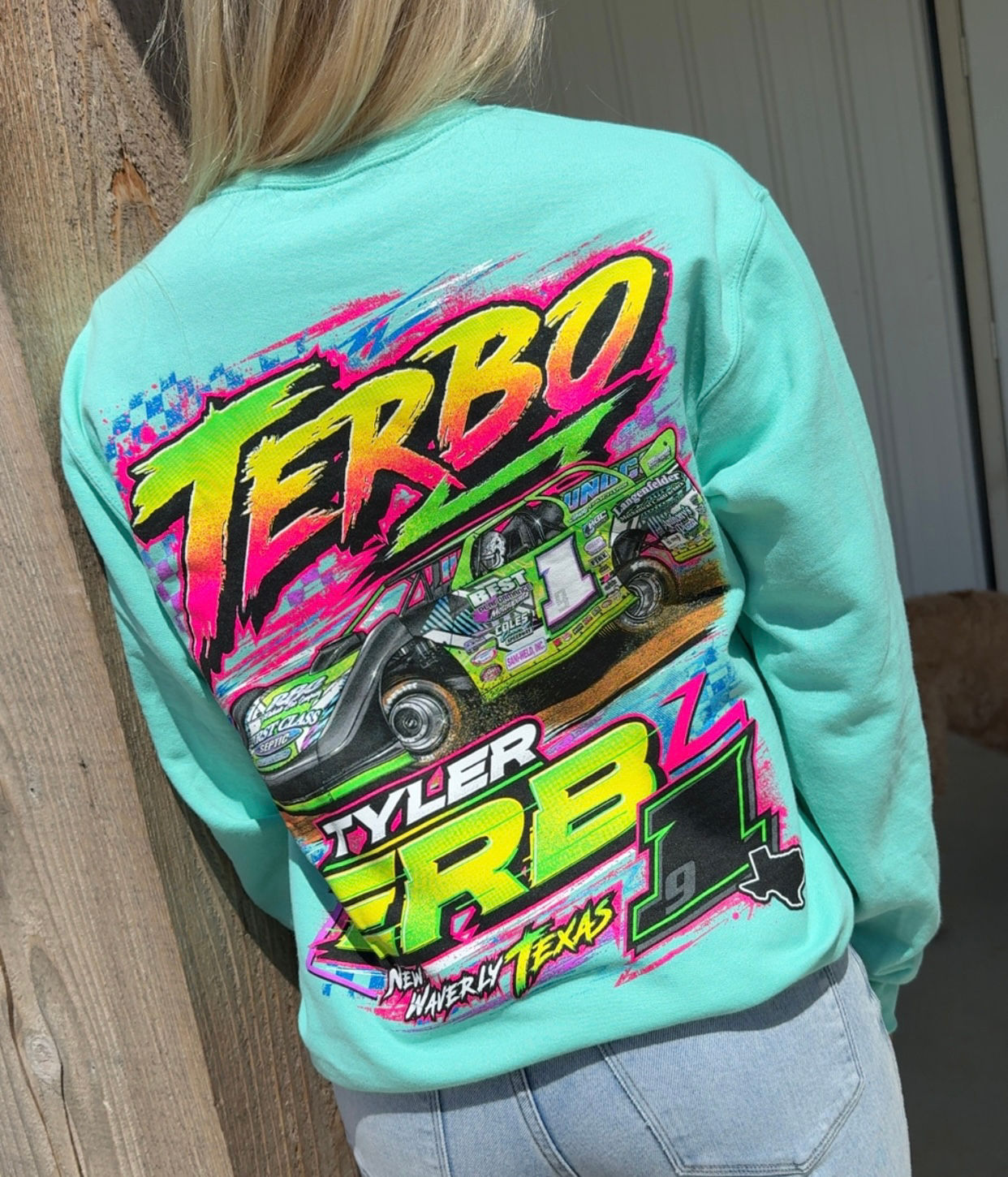 Terbo Tyler Erb - Checkered Crewneck TE12C