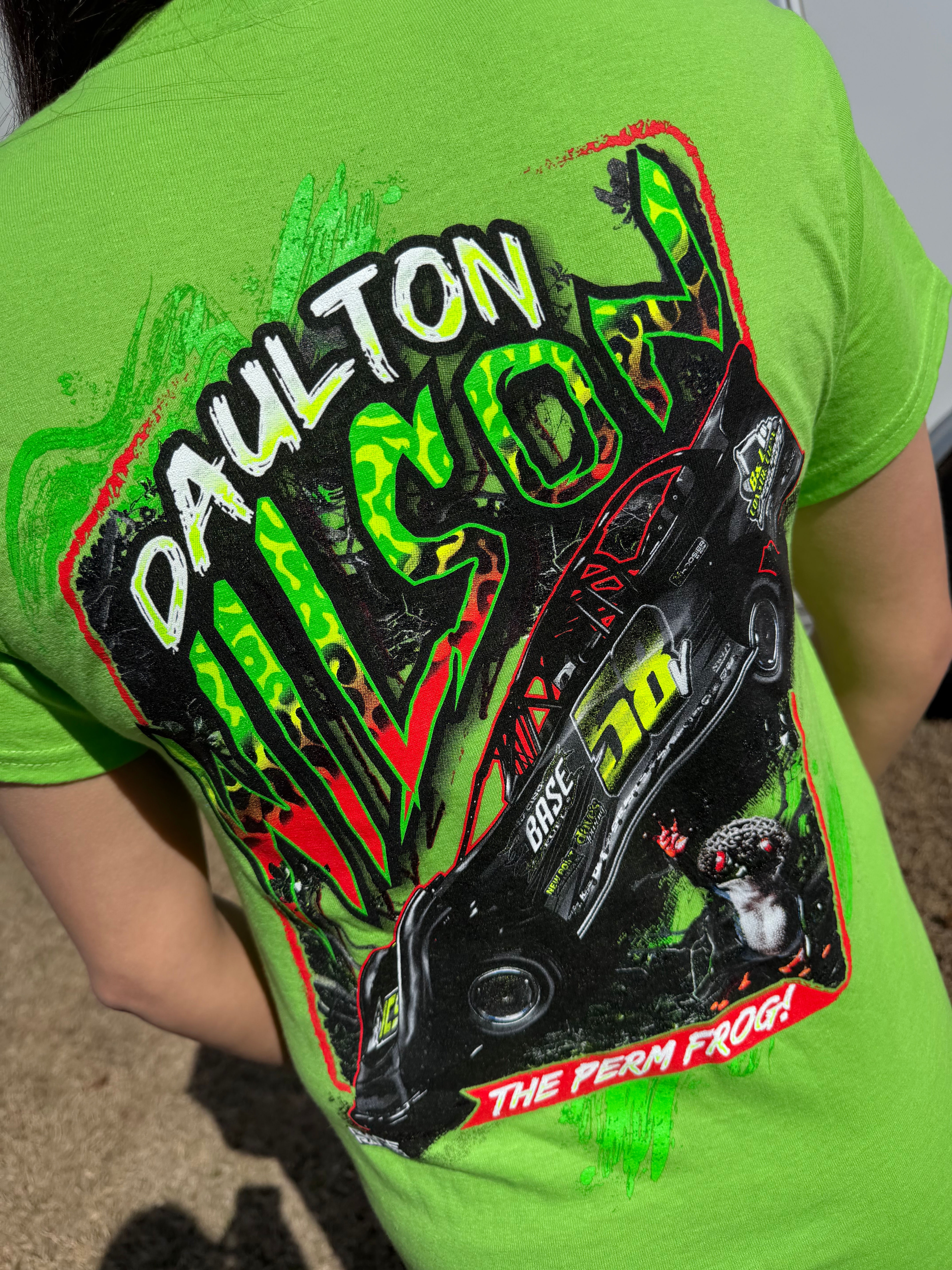 Daulton Wilson - PermFrog Tee Green DW01T (shipping 2/12)