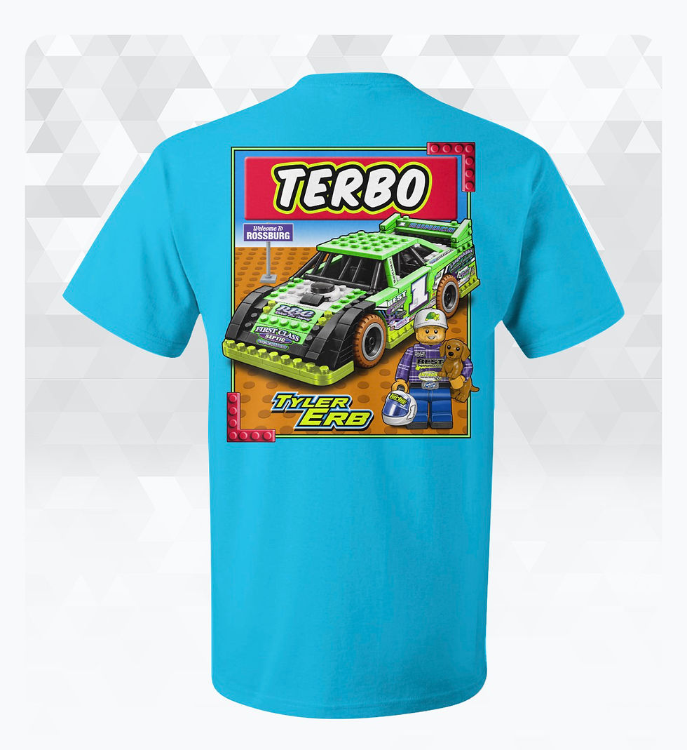 Thumbnail: Terbo Tyler Erb - Terboland Tee Blue TE18T (Shipping 9/21) 