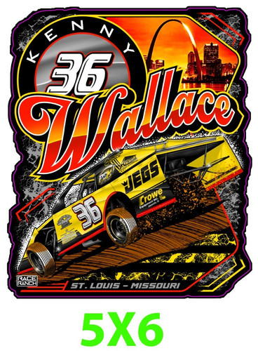 Kenny Wallace Racing - 2023 Dome Decal | Mysite