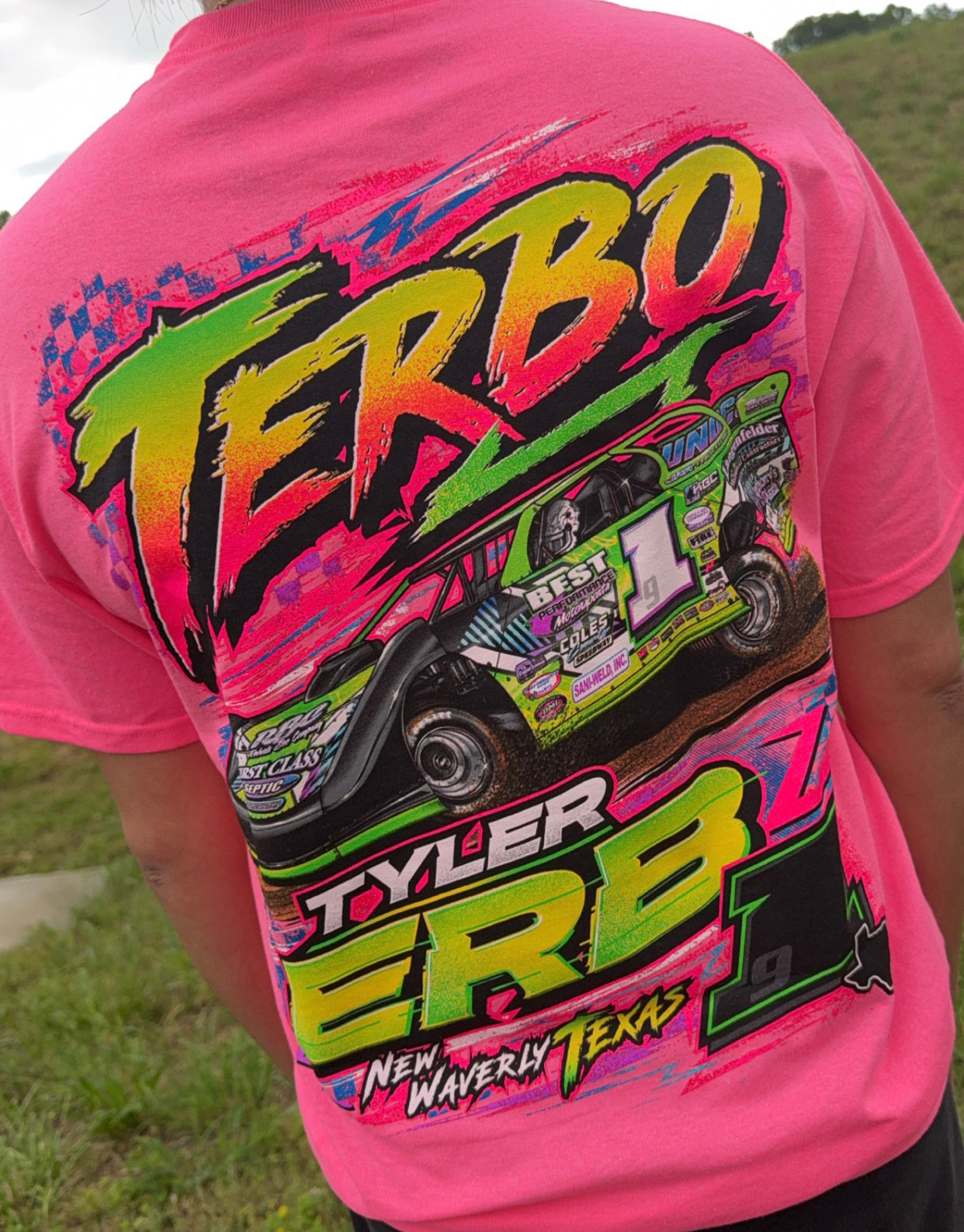 Terbo Tyler Erb - Checkered Neon Pink TET