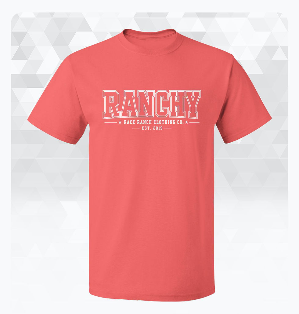 Thumbnail: Race Ranch - Ranchy Tee Orange Comfort Color
