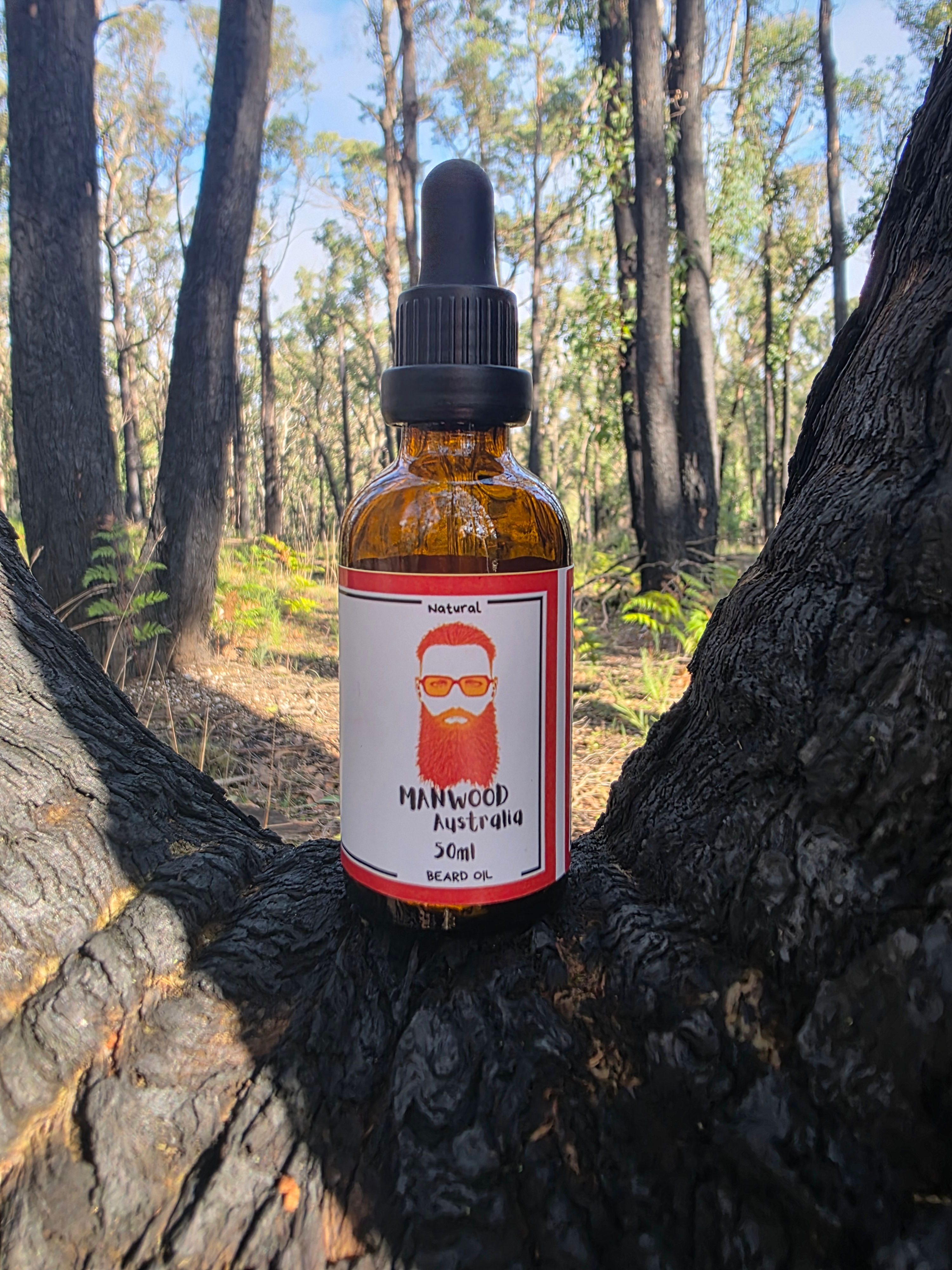 Organic Beard Oil, 50ml, Natural (No added Scent)