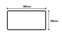 Drawing of caravan window