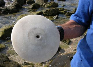 Ahoy Mate! 2500 years ago this marble disc protected a ship and warded off evil spirits.