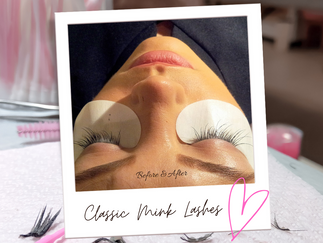 Classic Mink Lashes Before & After 