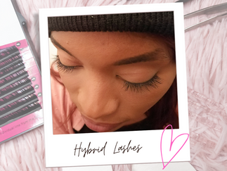 Hybrid Lashes Finished Look!