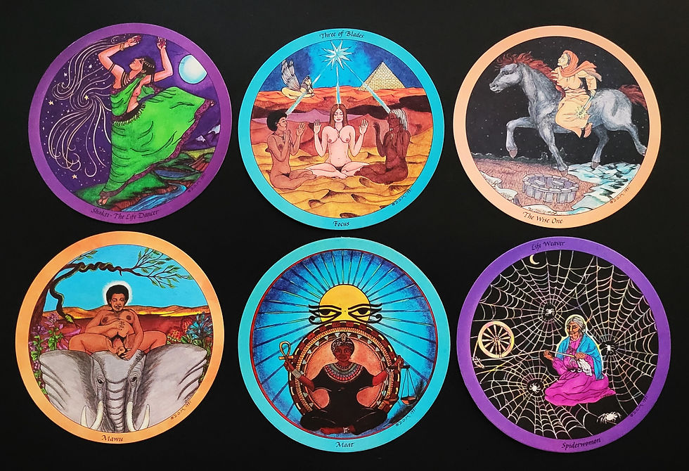 Daughters of the Moon Tarot cards