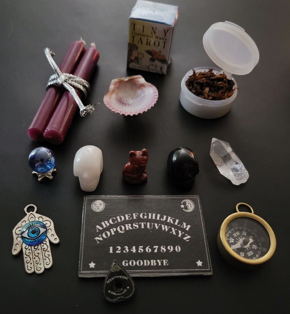 Thumbnail: Mini Coffin Fortune Teller Kit