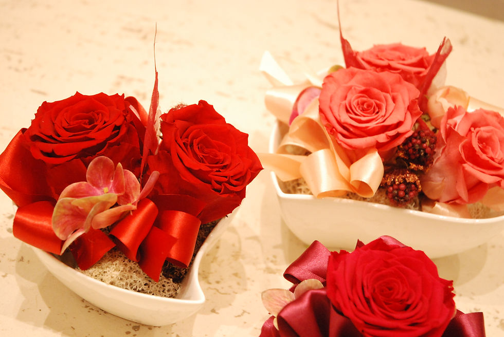 Miniatura: Cuori con rose stabilizzate (€18/58)
