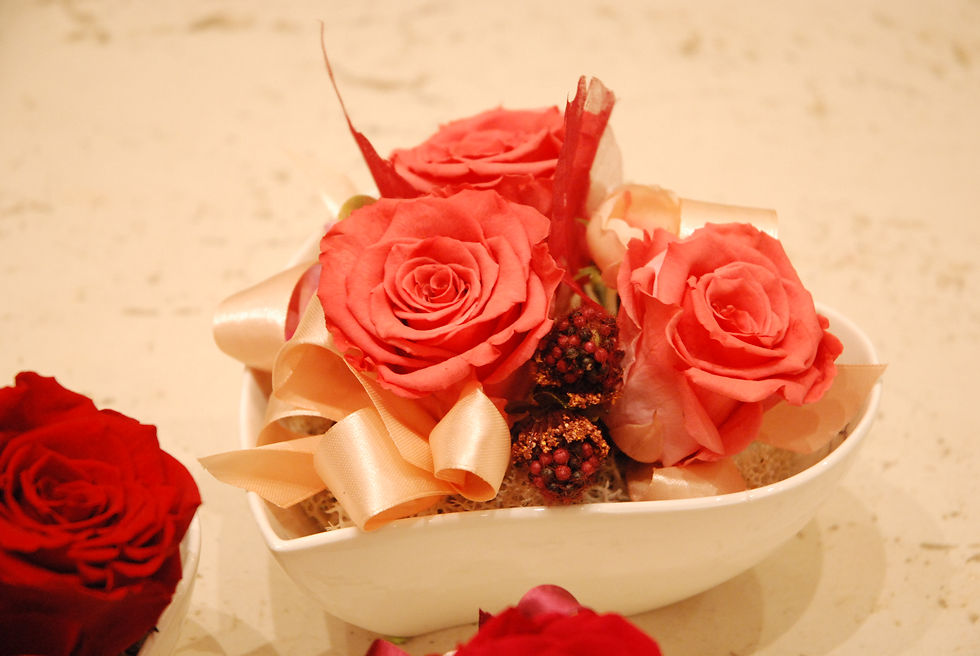 Miniatura: Cuori con rose stabilizzate (€18/58)